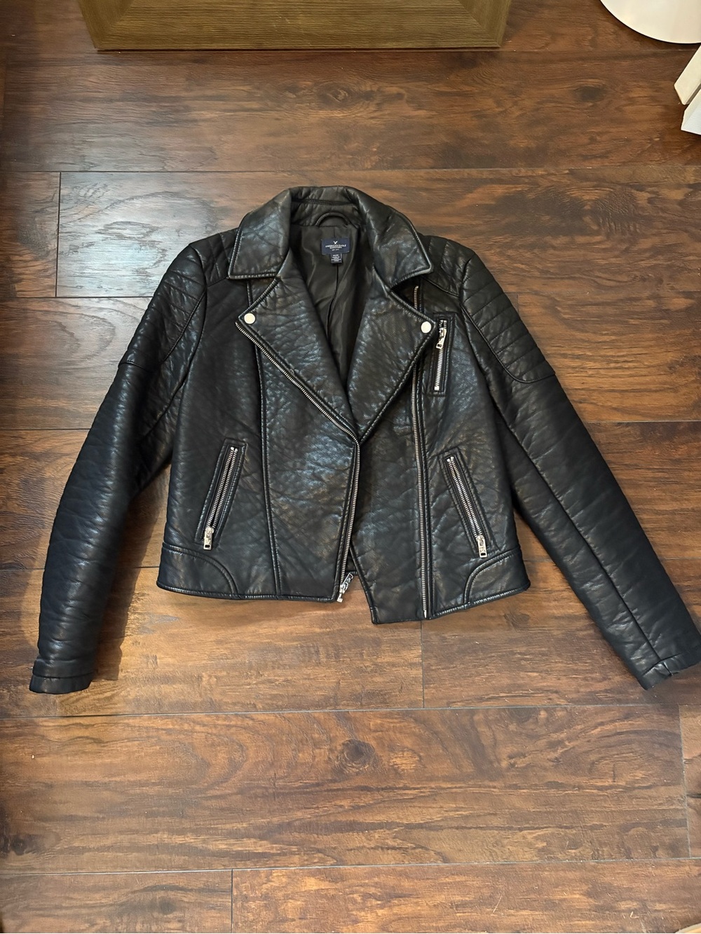 American Eagle Faux Leather Moto Jacket